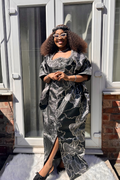 Black Brocade Bubu