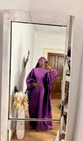 Purple brocade Bubu