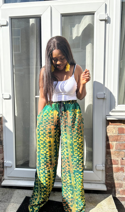 Adire Wide-Leg Pants