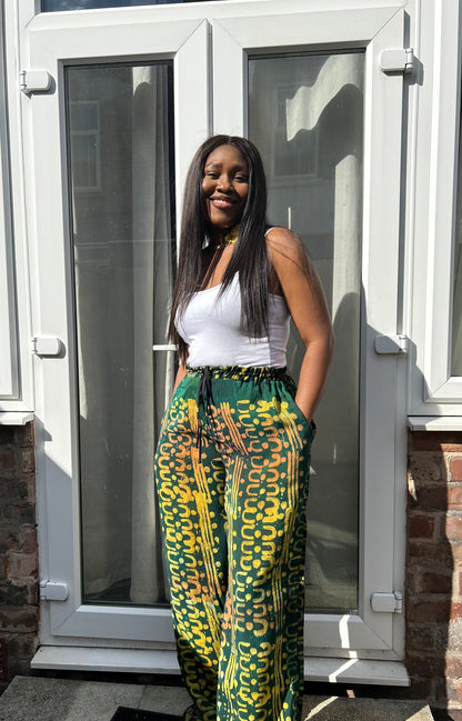 Adire Wide-Leg Pants