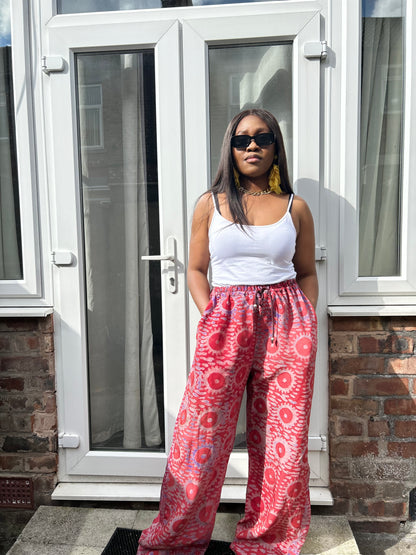 Adire Wide-Leg Pants